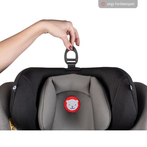 Lionelo Kindersitz - Bastiaan 360° - ISOFIX - Rot / Weiß