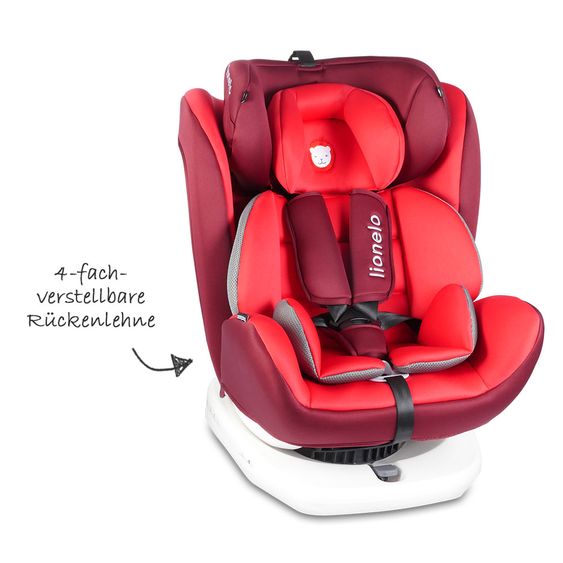 Lionelo Kindersitz - Bastiaan 360° - ISOFIX - Rot / Weiß