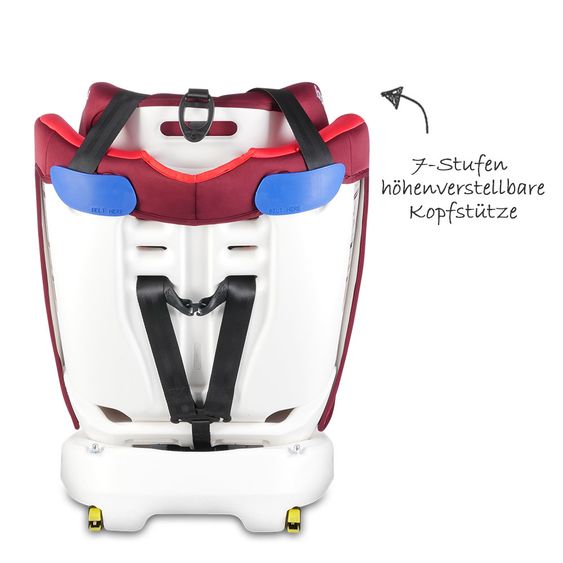 Lionelo Kindersitz - Bastiaan 360° - ISOFIX - Rot / Weiß