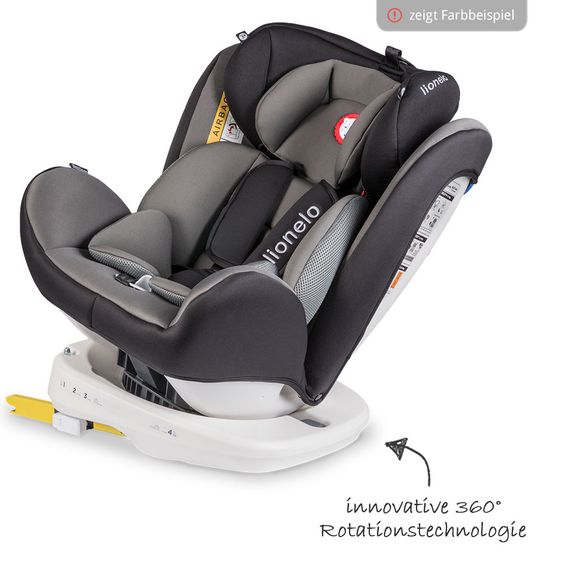 Lionelo Kindersitz - Bastiaan 360° - ISOFIX - Rot / Weiß
