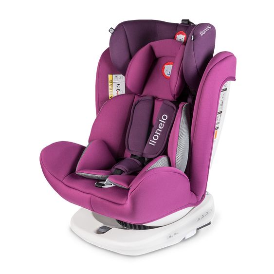Lionelo Kindersitz - Bastiaan 360° - ISOFIX - Violett / Weiß