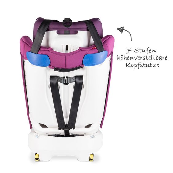 Lionelo Kindersitz - Bastiaan 360° - ISOFIX - Violett / Weiß