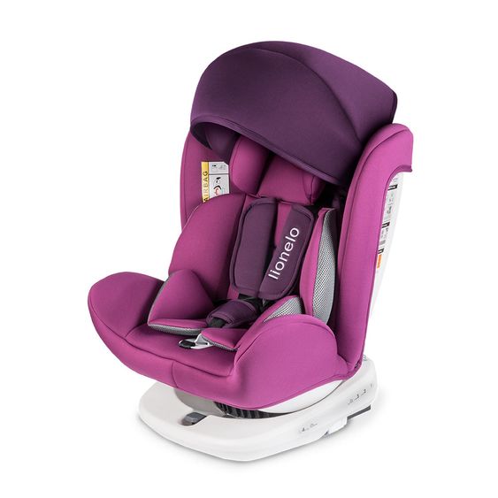 Lionelo Kindersitz - Bastiaan 360° - ISOFIX - Violett / Weiß