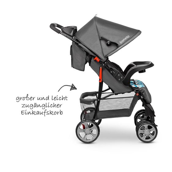 Lionelo Kinderwagen & Buggy - Emma Plus - Blau / Grau