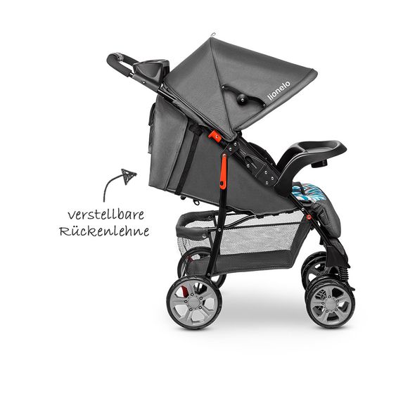 Lionelo Kinderwagen & Buggy - Emma Plus - Blau / Grau