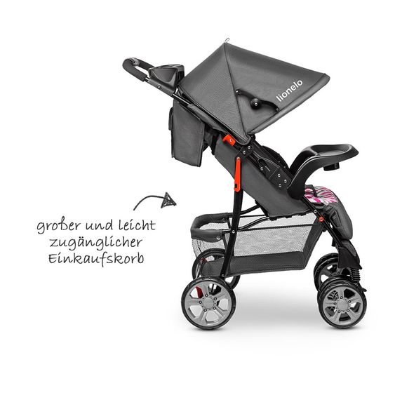 Lionelo Kinderwagen & Buggy - Emma Plus - Pink / Grau