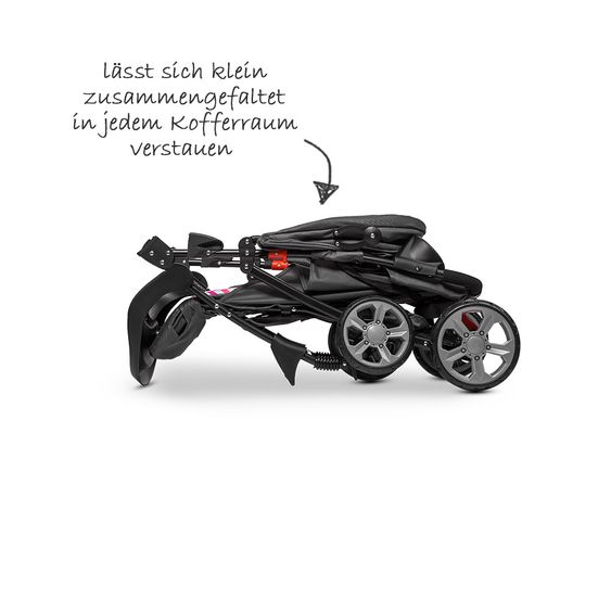 Lionelo Kinderwagen & Buggy - Emma Plus - Pink / Grau