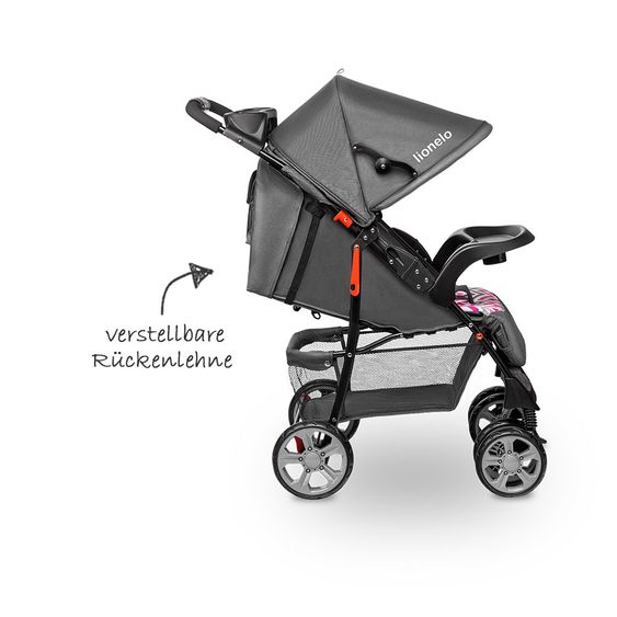 Lionelo Kinderwagen & Buggy - Emma Plus - Pink / Grau