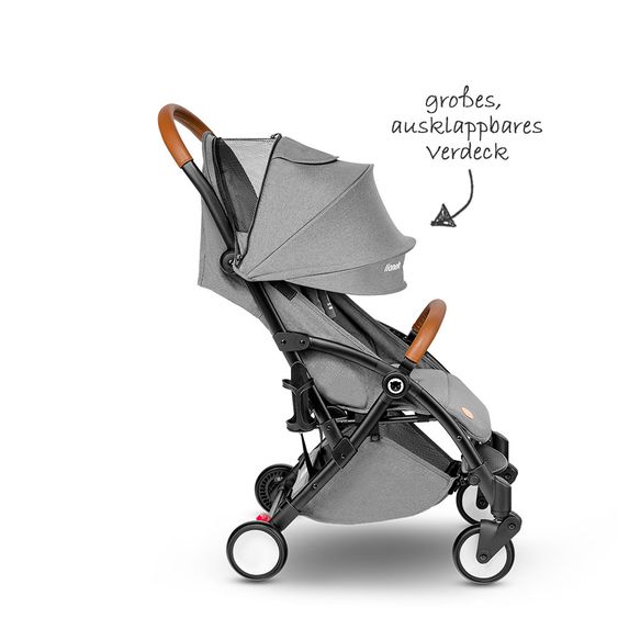 Lionelo Kinderwagen & Buggy - Julie - Schwarz / Grau