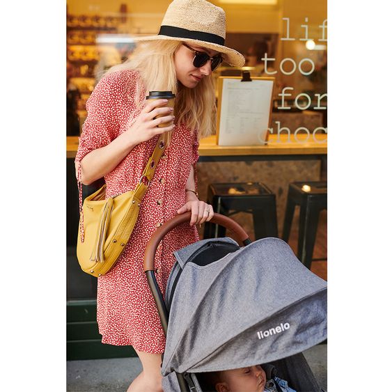 Lionelo Kinderwagen & Buggy - Julie - Schwarz / Grau