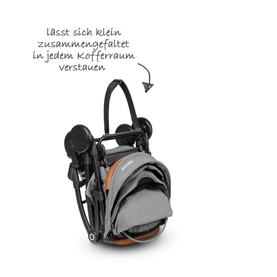Lionelo Kinderwagen & Buggy - Julie - Schwarz / Grau