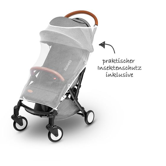 Lionelo Kinderwagen & Buggy - Julie - Schwarz / Grau