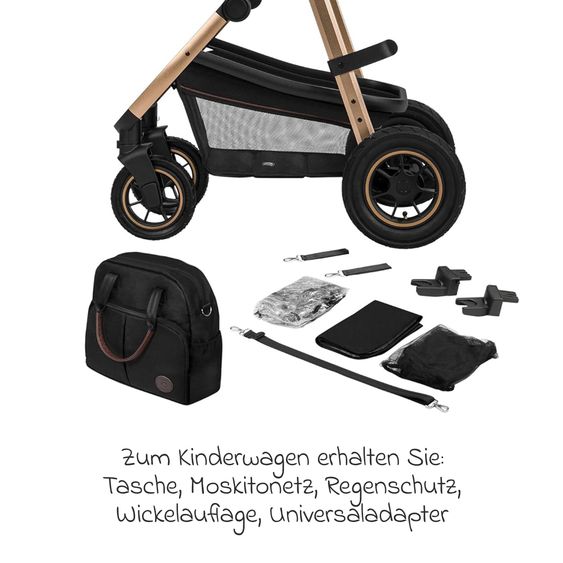 Lionelo Passeggino Amber 2 in 1 - Nero Onice