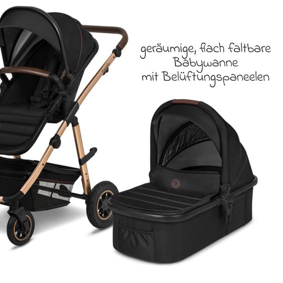 Lionelo Passeggino Amber 2 in 1 - Nero Onice
