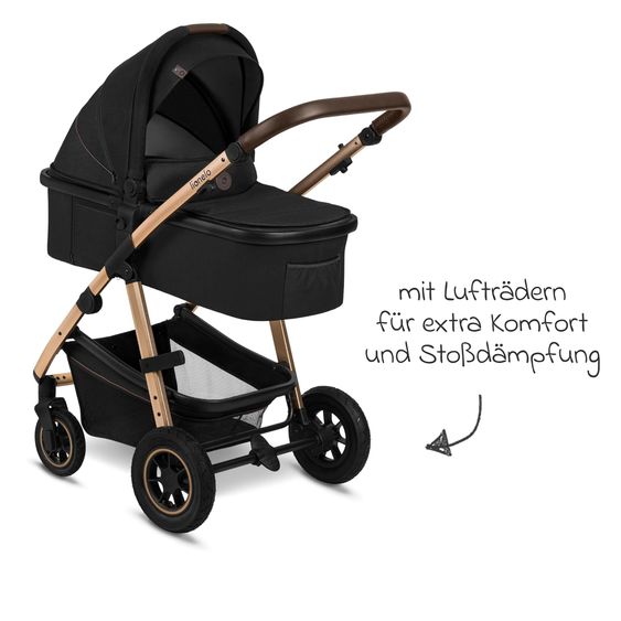 Lionelo Passeggino Amber 2 in 1 - Nero Onice
