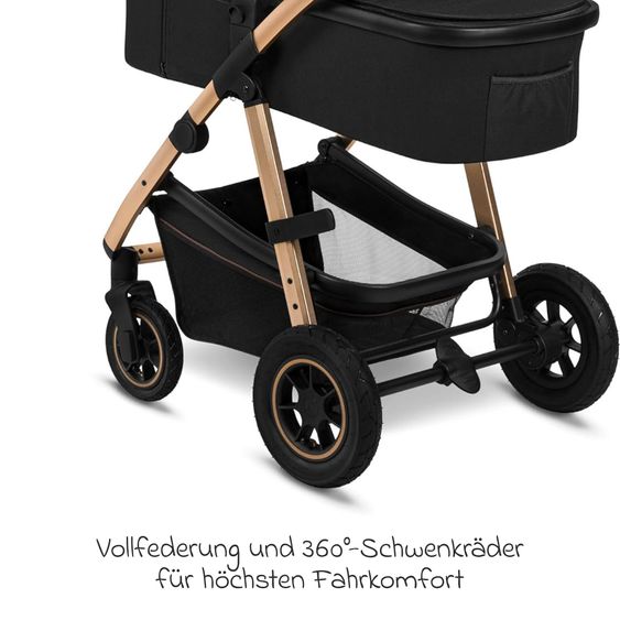 Lionelo Passeggino Amber 2 in 1 - Nero Onice