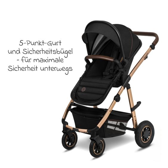 Lionelo Passeggino Amber 2 in 1 - Nero Onice