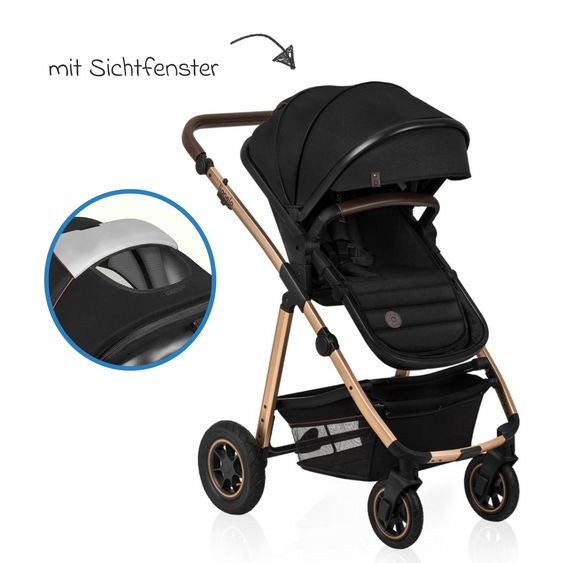 Lionelo Passeggino Amber 2 in 1 - Nero Onice