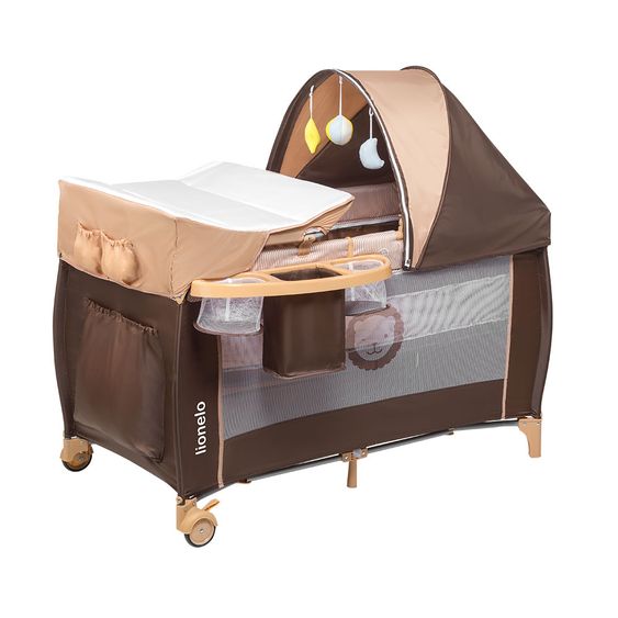 Lionelo Reisebett - Sven-Plus - Braun / Beige