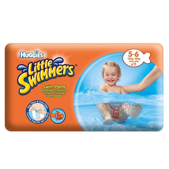 Little Swimmers Schwimmwindeln 12er Pack Huggies - Disney - Gr. 5 - 6