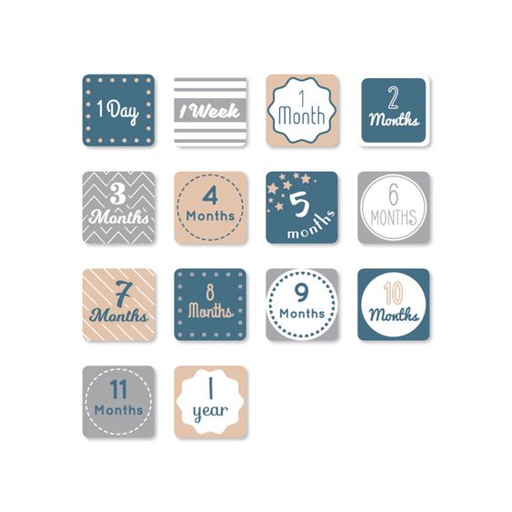 Lulujo Baby-Meilenstein-Decke inkl. Kartenset - I will move mountains