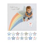 Lulujo Baby-Meilenstein-Decke inkl. Kartenset - I Wish I May I Will