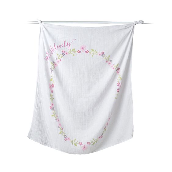 Lulujo Baby-Meilenstein-Decke inkl. Kartenset - Isn t she lovely