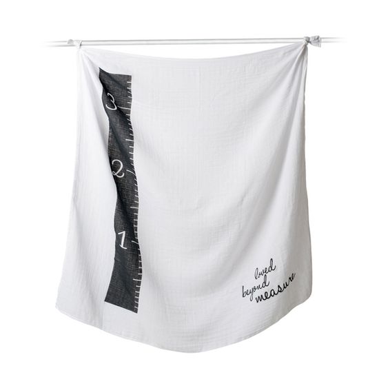 Lulujo Baby-Meilenstein-Decke inkl. Kartenset - Loved Beyond Measure
