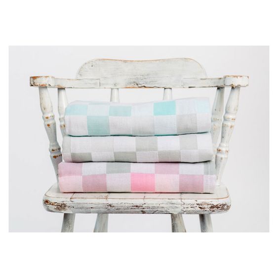 Lulujo Baby blanket cotton Luxe Baby - Pink