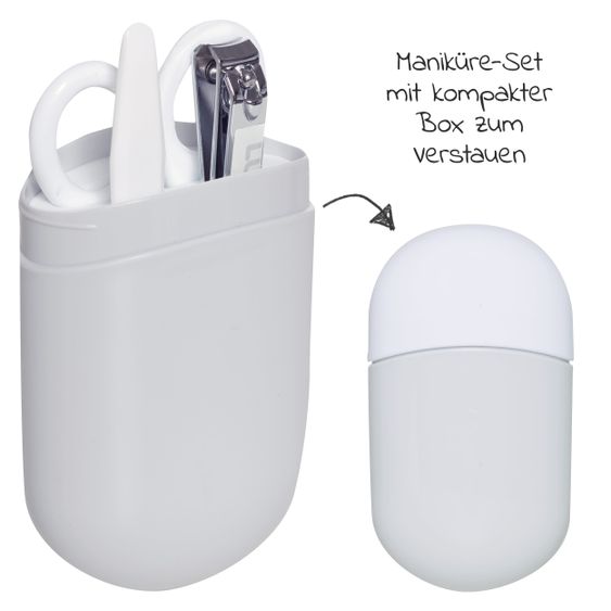 LUMA babycare 9-tlg. Bade- & Pflegeset - Light Grey