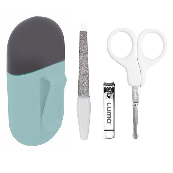 LUMA babycare 9-tlg. Bade- & Pflegeset - Silt Green