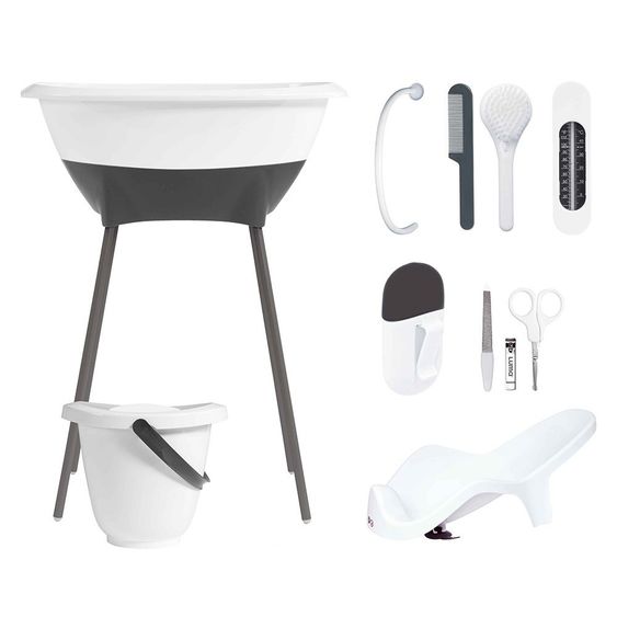 LUMA babycare 9 pcs Bath & Care Set - Snow White