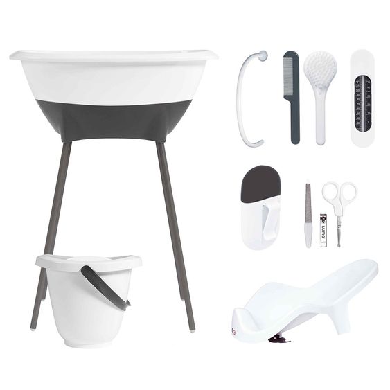 LUMA babycare 9-piece bath & care set - Snow White