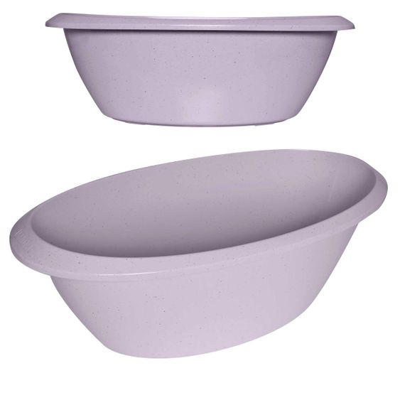 LUMA babycare Set da 9 pezzi per il bagno e la cura del corpo - Speckle Lilac