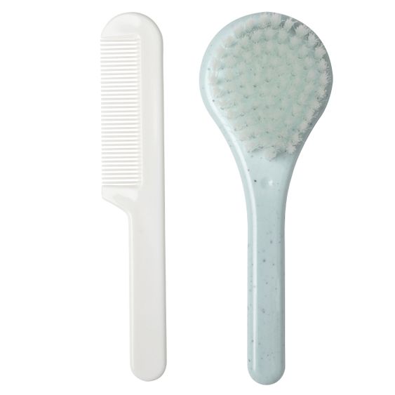 LUMA babycare Set da 9 pezzi per il bagno e la cura del corpo - Menta maculata