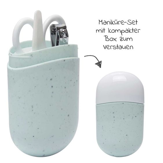 LUMA babycare 9-tlg. Bade- & Pflegeset - Speckle Mint