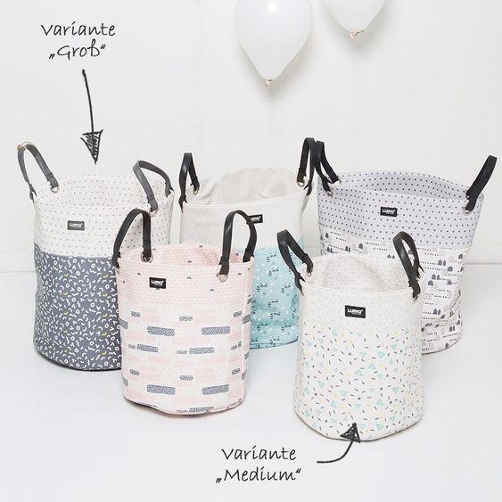 LUMA babycare Aufbewahrungskorb Groß - Little Houses