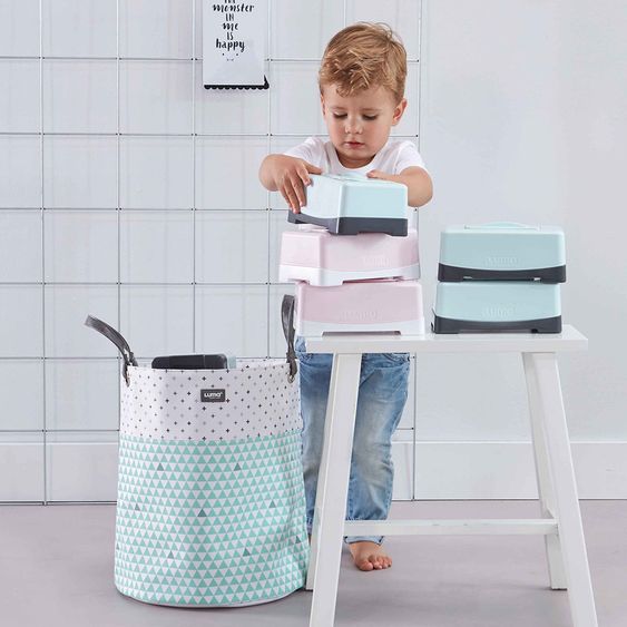 LUMA babycare Aufbewahrungskorb Groß - Misty Mint