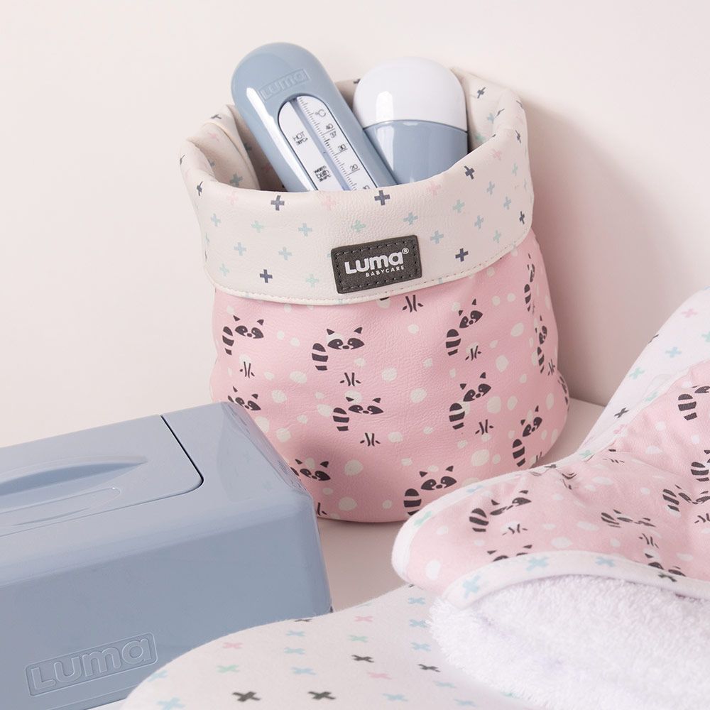 LUMA babycare Aufbewahrungskorb Klein - Racoon Pink