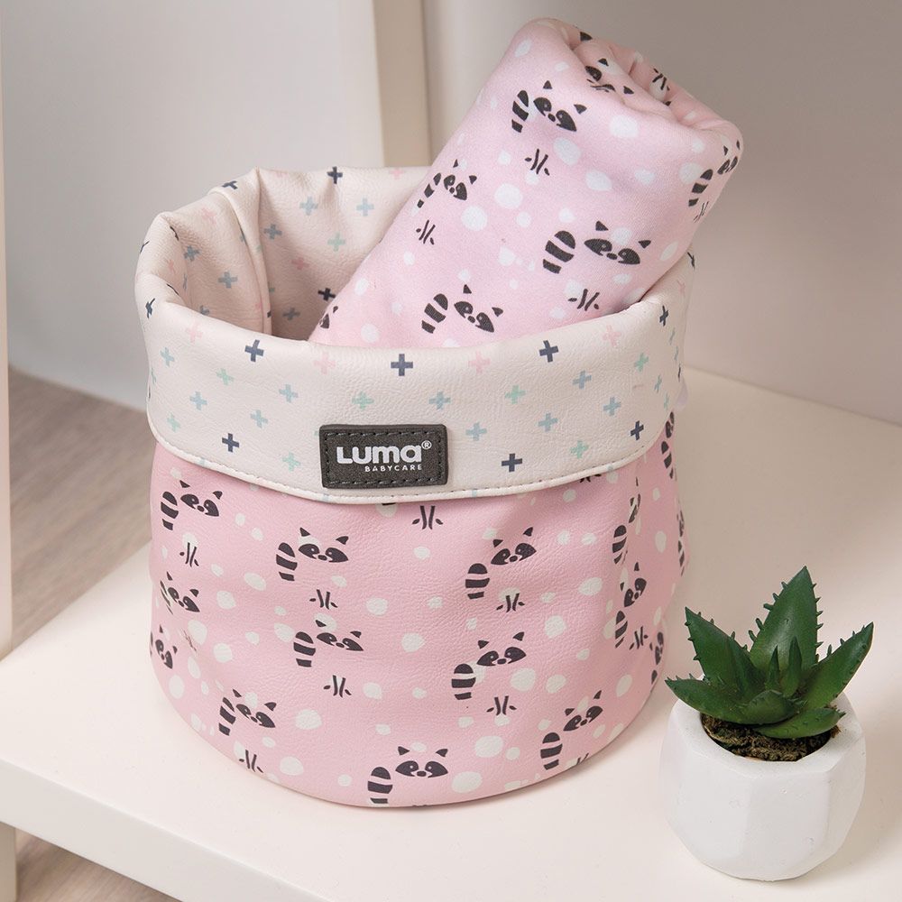 LUMA babycare Aufbewahrungskorb Klein - Racoon Pink