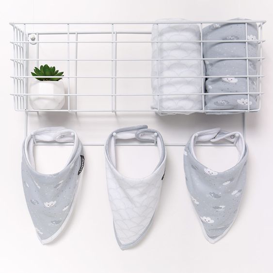 LUMA babycare Bandana Lätzchen 2er Pack - Lovely Sky