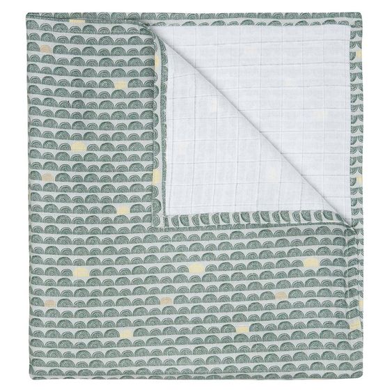 LUMA babycare Einschlag- & Mulltuch XL Muslin 110 x 110 cm - Bow Deco