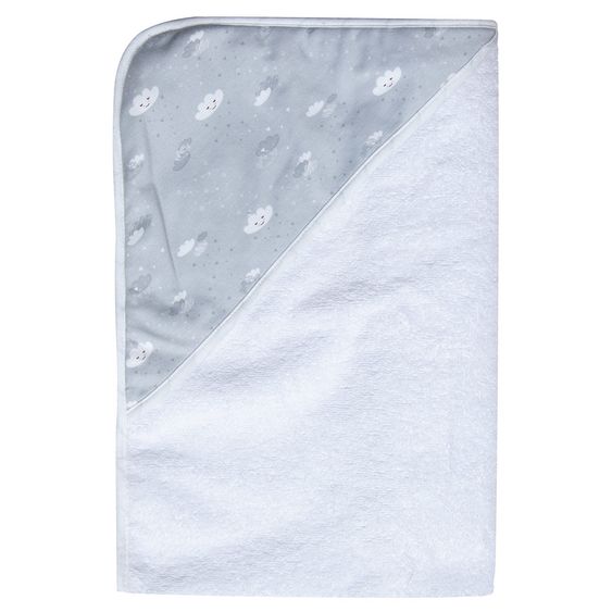 LUMA babycare Kapuzenbadetuch 85 x 75 cm - Lovely Sky