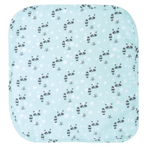 LUMA babycare Care cloth 3 pack muslin 32 x 32 cm - Racoon Mint