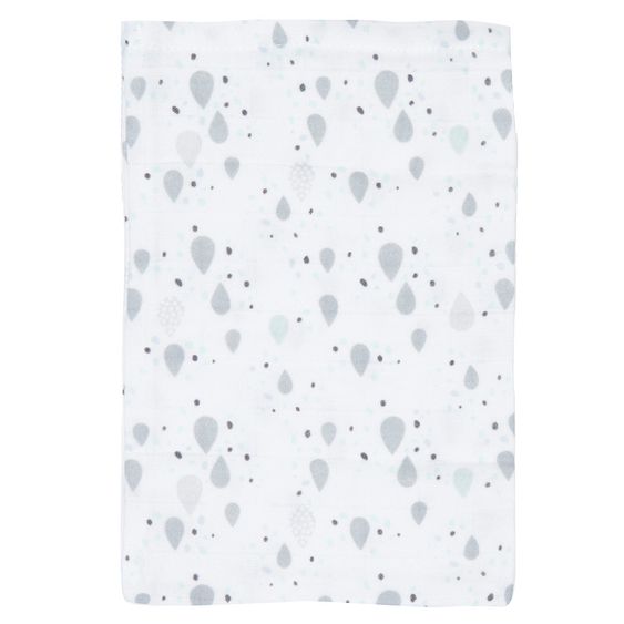 LUMA babycare Waschhandschuh 3er Pack Musselin - Lovely Sky