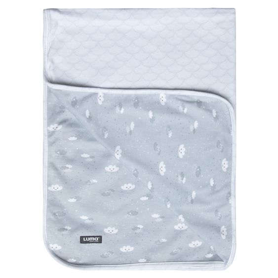 LUMA babycare Coperta reversibile 75 x 100 cm - Lovely Sky