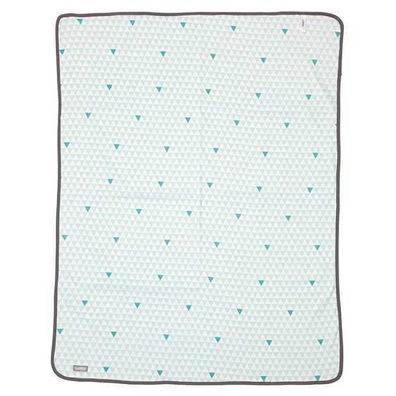 LUMA babycare Reversible blanket 75 x 100 cm - Misty Mint