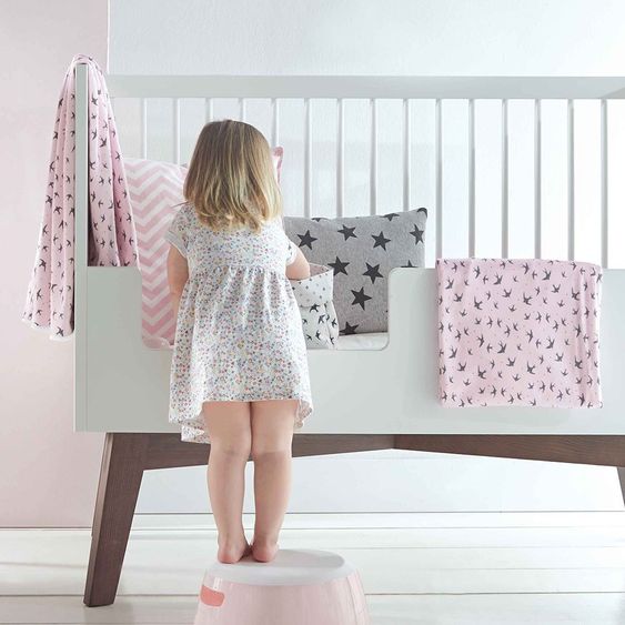 LUMA babycare Wende-Decke 75 x 100 cm - Pretty Pink