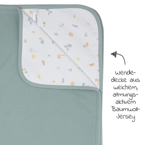 LUMA babycare Wende-Decke 75 x 100 cm - Tropical Island