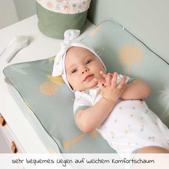 LUMA babycare Wickelmulde 72 x 44 cm - Tropical Island